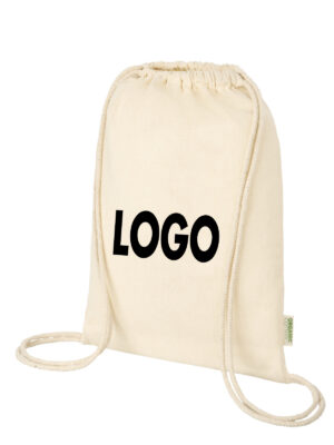 Borsa Con Cordoncino In Tessuto BiologicoCertificato Ocs Da 100 G/M² Odisha - 5L