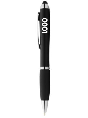 Penna A Sfera Con Stylus E  Impugnatura Nera Nash