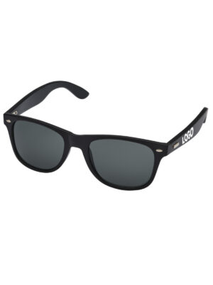 Occhiali Da Sole In Bambù Con Rivestimento Nero