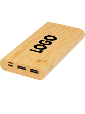 Power Bank Tulda Da 10,000 Mah In Bambù