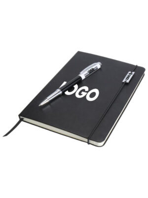 Set Con Blocco Note Formato A5 Con Copertina